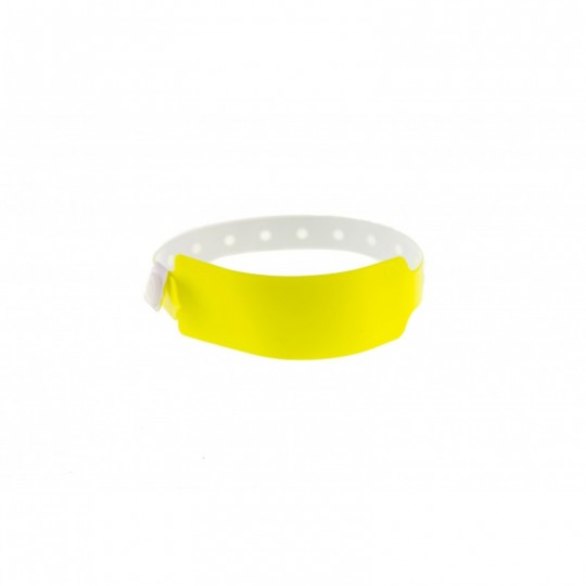 BRACELET JAUNE VINYLE BRILLANT TAILLE XL 1474034