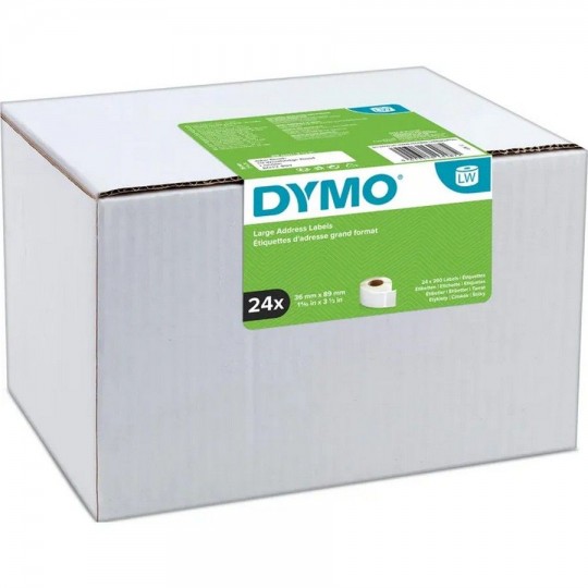 Étiquette d'Adressage Thermique Direct Dymo modèle 13187 S0722390 36x89mm - Althus-Office.