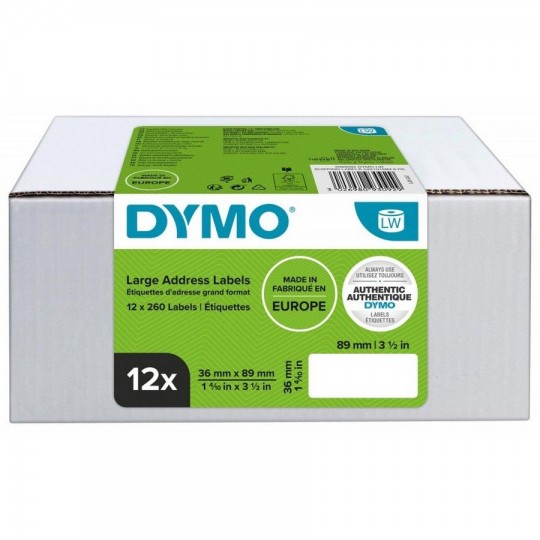 Étiquette adresse DYMO 2093093 36 x 89 mm - Disponible sur Althus-Office.