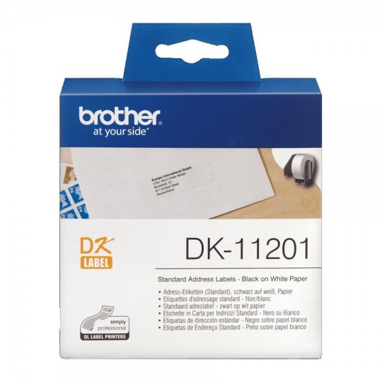 Etiquette d'adresse BROTHER DK-11201 29 x 90mm