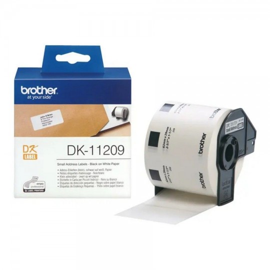 Etiquette d'adresse BROTHER DK-11209 29x62mm