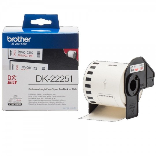 Étiquette BROTHER  DK22251 - Disponible sur Althus-Office.