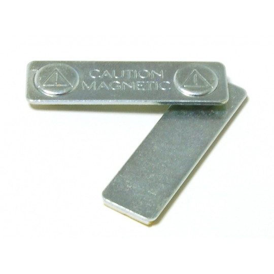 MAAimant magnétique pour badge en métal x100 1440030GNABADGE : Barrette adhésive aimantée métal - Accueil