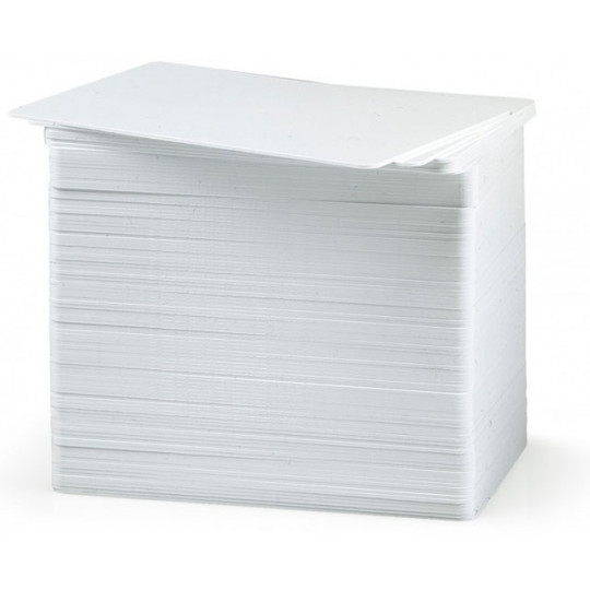 Carte PVC ZEBRA MIFARE vierge blanche 86x54mm - Réf: 800059-304