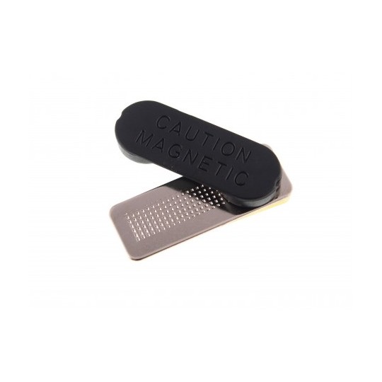 Barrette adhésive aimantée plastique  Magnabadge 1440040